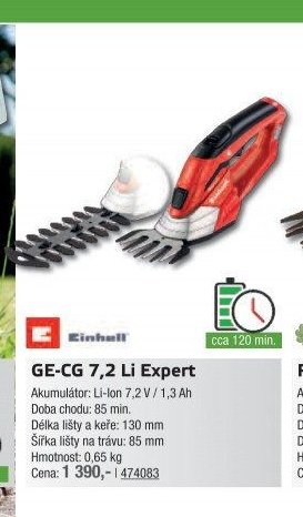 Einhell GE-CG 7,2 Li Expert