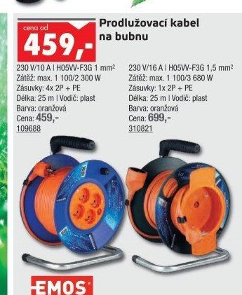 Prodlužovací kabel na bubnu (459,-)