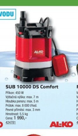AL-KO SUB 10000 DS Comfort