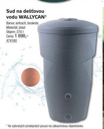 Sud na dešťovou vodu WALLYCAN