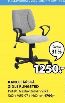 KANCELÁŘSKÁ ŽIDLE RUNGSTED