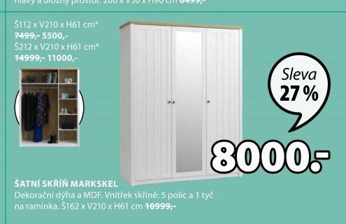ŠATNÍ SKŘÍŇ MARKSKEL