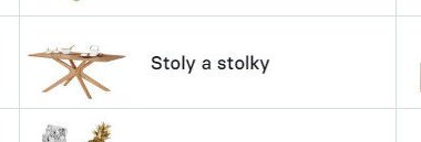 Stoly a stolky