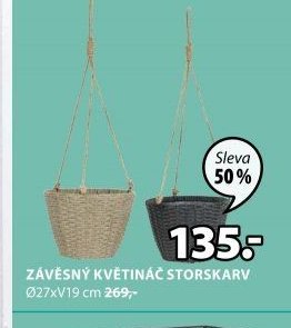 Závěsný květináč Storskarv