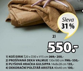 PROŠÍVANÁ DEKA VALMUE