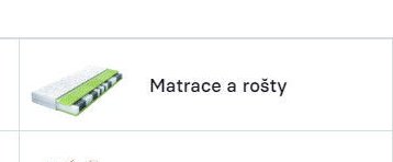 Matrace a rošty