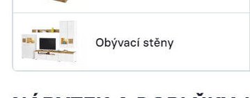 Obývací stěny