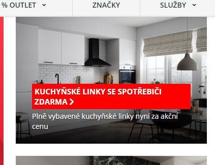 Kuchyňské linky se spotřebiči zdarma
