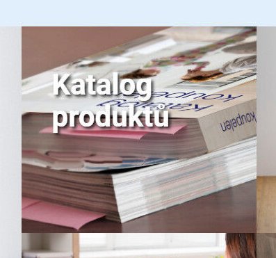 Katalog produktů