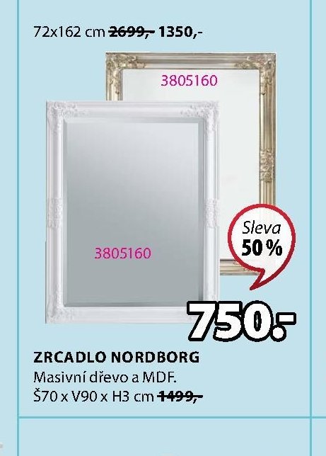 ZRCADLO NORDBORG