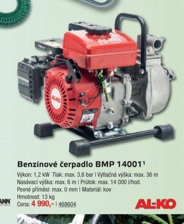 Benzínové čerpadlo BMP 140011