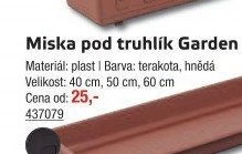 Miska pod truhlík Garden