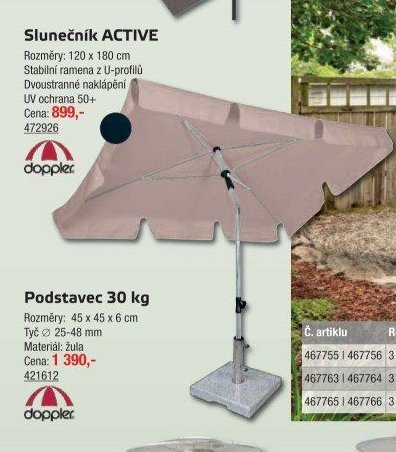 Slunečník ACTIVE