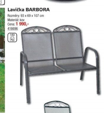 Lavička BARBORA