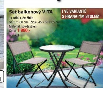 Set balkonový VITA