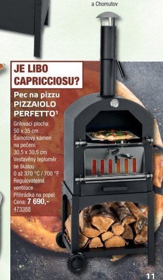 Pec na pizzu PIZZAIOLO PERFETTO
