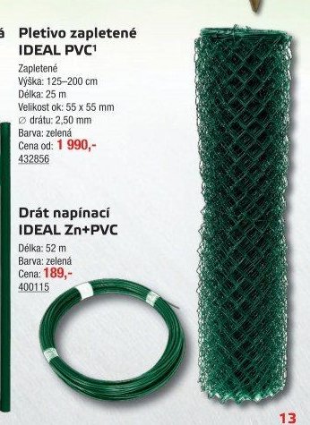 Pletivo zapletené IDEAL PVC