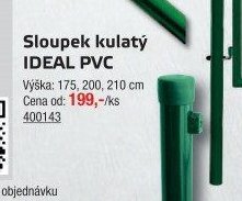 Sloupek kulatý IDEAL PVC