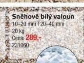 Sněhově bílý valoun