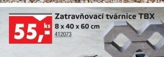 Zatravňovací tvárnice TBX