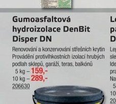 Gumoasfaltová hydroizolace DenBit Disper DN