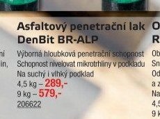 Asfaltový penetrační lak DenBit BR-ALP