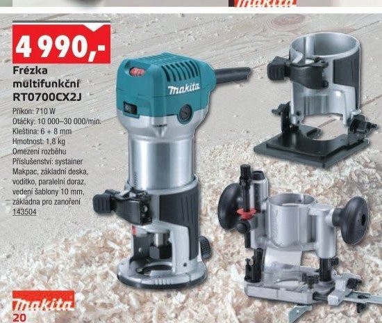 Frézka multifunkční RT0700CX2J