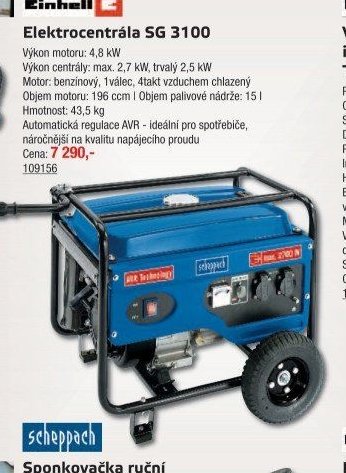 Elektrocentrála SG 3100