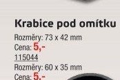 Krabice pod omítku (73x42mm)