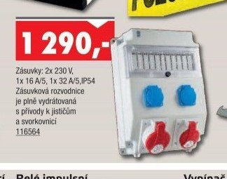 Zásuvkové rozvodnice (116564)