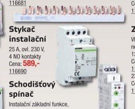 Stykač instalační
