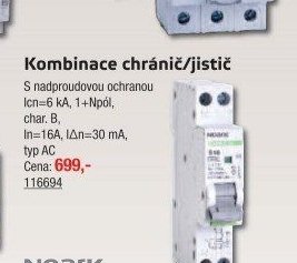 Kombinace chránič/jistič