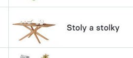 Stoly a stolky