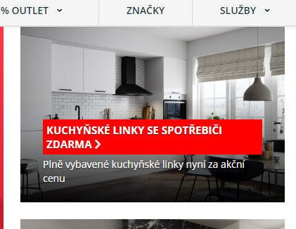 Kuchyňské linky se spotřebiči zdarma