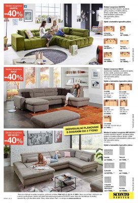 akční leták Sconto nábytek 26.3.2021-24.4.2021