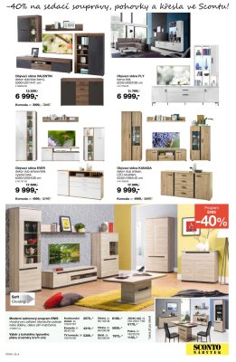 akční leták Sconto nábytek 26.3.2021-24.4.2021