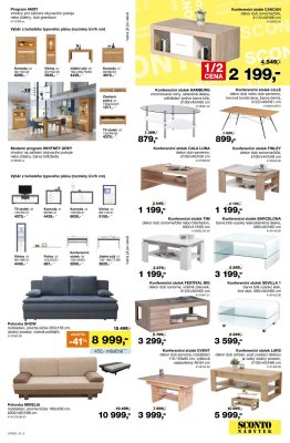 akční leták Sconto nábytek 26.3.2021-24.4.2021