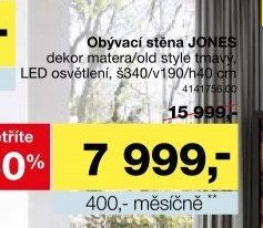 Obývací stěna JONES