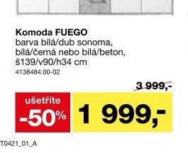 Komoda FUEGO