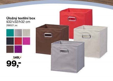 Úložný textilní box