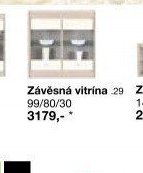 Závěsná vitrína