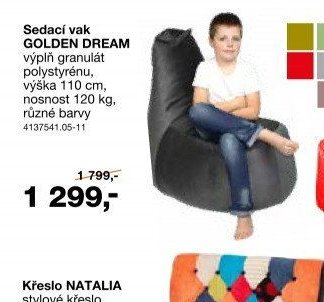 Sedací vak GOLDEN DREAM
