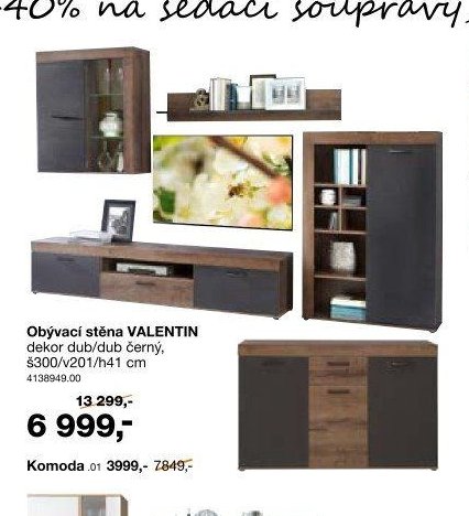 Obývací stěna VALENTIN