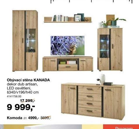 Obývací stěna KANADA