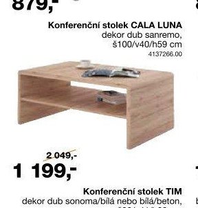 Konferenční stolek CALA LUNA