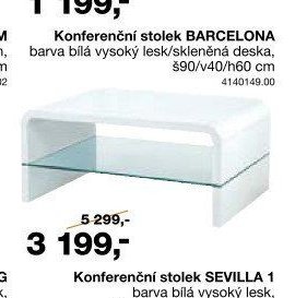 Konferenční stolek BARCELONA
