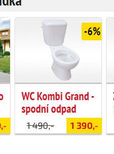 WC Kombi Grand - spodní odpad