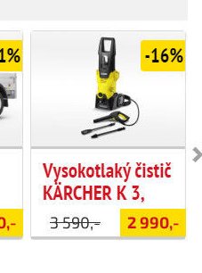 Vysokotlaký čistič KÄRCHER K 3