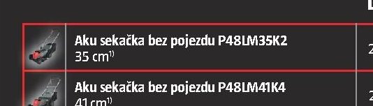 Aku sekačka bez pojezdu P48LM35K2 35 cm