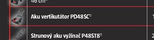 Aku vertikutátor PD48SC